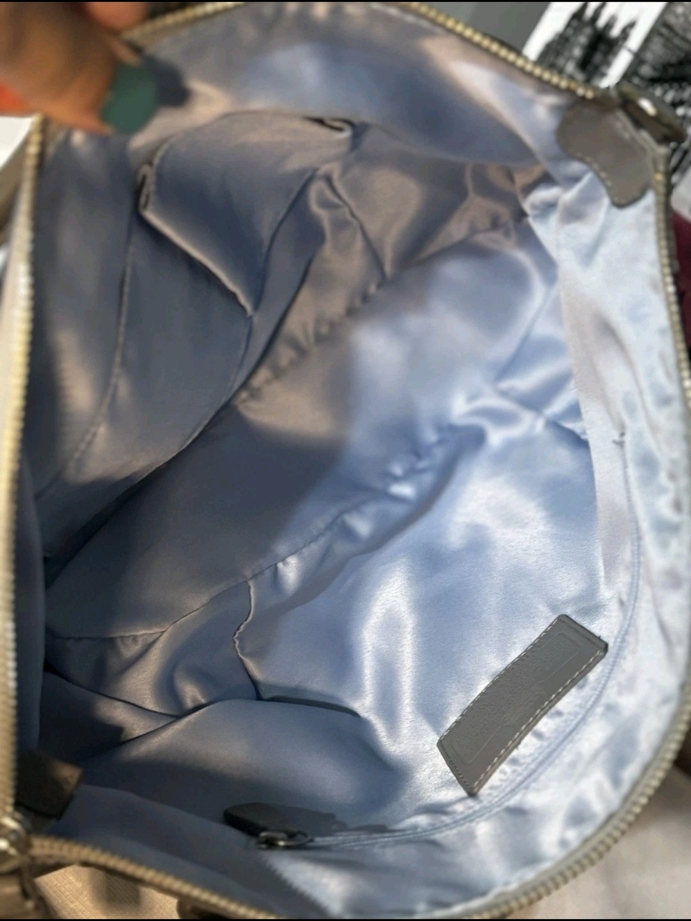COACH EUC! Signature Madison Sophia Clover Satchel and matching Ziparound Wallet - Picture 9 of 16